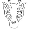 masque girafe